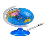 Unbekannt Taille-Crayon Globe avec Globe, Environ 8 cm de diamètre, 13 cm de Haut.