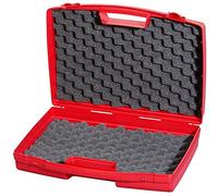 [UNBRANDED] Mallette en plastique 395 x 300 x 103 Rouge + mousse | CAS DE RANGEMENT - 17038N.096.GPB