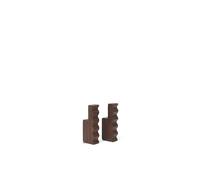 Unda Crochets Lot de 2 Marron Foncé