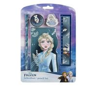 Undercover 6600000216 - Ensemble de stylos La Reine des Neiges - Comprend gomme, crayon, règle, bloc-notes et taille-crayon