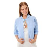 Undercover Ladies Knitted Bed Jackets Crochet Design by Lady Olga Blue 20-22