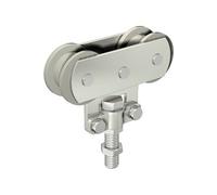 Une monture sur chant Sportub pour déplacement droit 150kg - 2 galets Delrin - 255D