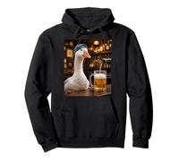 Une oie Buvant de la bière, drôle et Stupide Sweat à Capuche