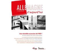 Une résistible ascension de l'AFD (Alternative pour l'Allemagne) ? Allemagne d'aujourd'hui, n° 247/janvier-mars 2024 - Hans Stark - Presses Universitaires Du Septen-Trion - broché - Revue