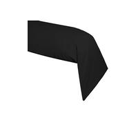 Taie de traversin - CONFORT - Noir - 45x185 cm - 100% coton - Housse certifiée OEKO-TEX