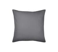 Une Taie d'oreiller Couleur Gris ardoise en coton Bio