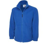 Un lassique Hommes Femmes Fermeture Éclair Micro Veste Polaire Casual Work
