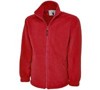 Un lassique Hommes Femmes Fermeture Éclair Micro Veste Polaire Casual Work