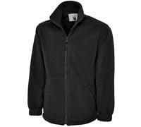 Un lassique Hommes Femmes Fermeture Éclair Micro Veste Polaire Casual Work