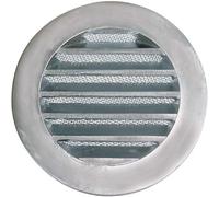 Unelvent grille ronde aluminium - Ø 190 mm