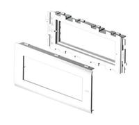 Unex 93619 - 2 - adaptateur 6 module Mosaic 80 u24 x Blanc neige