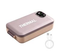 Ungtyb Boîte Repas Électrique Chauffe-repas sans fil étanche 7200 mAh avec | Chauffe-Boîte À Déjeuner Pour Chauffeur Routier, Livreur, École, Bureau, Activités