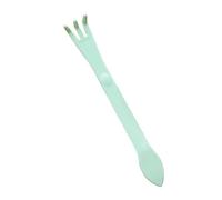 Ungtyb Bonsai Root Rake, 3-Prong Pick Hand Tool, 2-en-1 Gardening Rake with Spatule, Soil Cultivator for Transplanting, Mini Garden Tool for Plants and Repotting, 8,27 x 1,18 in