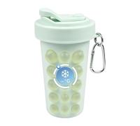Ungtyb Bouteille Moule à Glaçons,Bouchon À Ouverture Facile 600 ml Réutilisable - Bouteille À Glaçons,Pour Bureau, Randonnée, Pique-nique, Camping-car, Camping, Jus, Lait, Thé, Café, Boissons