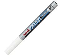 uni-ball Marqueur permanent PAINT PX-203 – extra-fine, encre base huile, résiste 800 degrés, blanc