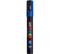 Uni-Ball 182551 - Marqueur POSCA PC-5M, pointe ogive moyenne, bleu foncé, 1 pièce