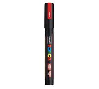 Uni-Ball Posca Marqueur PC5M 182577 – Pointe moyenne 1,8–2,5 mm – Rouge fluo