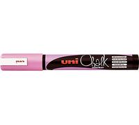 Marqueur craie liquide chalk Uni-Ball pointe ogive 1,8 à 2,5 mm - rose
