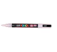 Uni-Ball 186584 - Marqueur Uni Posca avec pointe ronde, paillettes fine rose - Version Anglaise