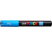Uni-Ball 186753 - Marqueur POSCA à pointe ogive extra fine, bleu clair