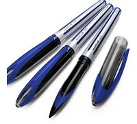Uni-Ball Air UBA-188-L Lot de 3 stylos rollers Bleu Taille M 0,7 mm