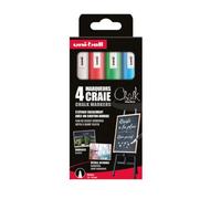 Uni Ball Chalk 4 Marqueurs Craie 3296280046785 Ardoise Vitre Vitrine Marker Art Restaurant Magasin Shop Menu Lot Set Pack Comasound Kartel Csk Online