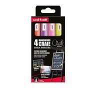 Uni Ball Chalk 4 Marqueurs Craie 3296280046792 Ardoise Vitre Vitrine Marker Art Restaurant Magasin Shop Menu Lot Set Pack Comasound Kartel Csk Online