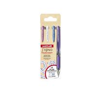 Uni-ball Coffret Rollerball encre gel Signo Broad UM-153 4P SET NO2 1,0 mm couleurs assorties
