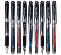 Uni Ball Couleurs assorties Lot de capuchon (UM-153S) Gel Impact Stylo à bille stylos à bille Large 1 mm Pointe 0,6 mm Largeur de trait d'encre (3 de chaque couleur - Noir/Bleu/Rouge - 9 stylos)