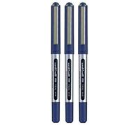Uni Ball eye micro Bleu Stylo roller Pointe métal 0,5 mm Pointe 0,2 mm Line Base d'Eau Pigment Uni Système de débit d'encre imperméable fadeproof UB-150 (Lot de 3)