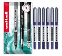 uni-ball Eye Micro UB-150 Lot de 6 stylos à encre gel Bleu 0,5 mm