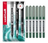 uni-ball Eye Micro UB-150 Lot de 6 stylos à encre gel Vert 0,5 mm