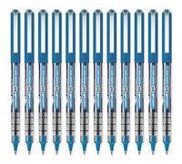 uni-ball Eye Ocean Care UB-150ROP Lot de 12 stylos roller à pointe micro-bille 0,5 mm pour écriture lisse, dessin, art et artisanat - Résistant à la décoloration et à l'eau - Encre bleue