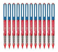 uni-ball Eye Ocean Care UB-157ROP Lot de 12 stylos roller à pointe fine 0,7 mm Encre rouge