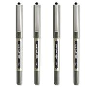 uni-ball EYE UB-157 Lot de 4 stylos roller Pointe 0,7 mm Noir
