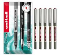 uni-ball EYE UB-157 Lot de 5 stylos roller Pointe 0,7 mm Bordeaux 1 unité (Lot de 5)