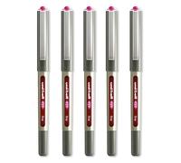 uni-ball EYE UB-157E Lot de 5 Rollers Pointe 0,7 mm Encre Rose