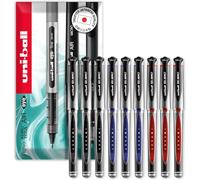 uni-ball Gel Impact Broad UM-153S Lot de 9 stylos roller à pointe 1 mm dans une enveloppe cadeau Multicolore