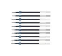 Uni-Ball Lot De 10 Recharges Pour Roller Encre Jetstream Sxr10 Poite Moyenne 1mm Bleu