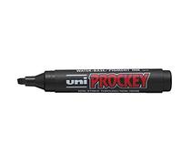 UNI-BALL Lot de 12 Marqueurs permanent PROCKEY PM-126, noir