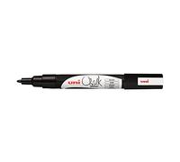 UNI-BALL Lot de 3 Marqueurs craie Pte conique fine CHALK Marker PWE3MS 0,9 - 1,3mm Noir