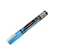 UNI-BALL Lot de 3 Marqueurs craie Pte conique moyenne CHALK Marker PWE5M 1,8-2,5mm Bleu Clair
