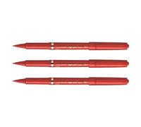 UNI-BALL Lot de 3 Stylos feutre SIGN PEN (MYT7 R) 1mm Rouge