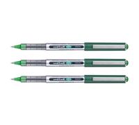 Uni-Ball Lot De 3 Stylos Roller Encre Liquide Recy ye Ub150e Pointe Fine Vert
