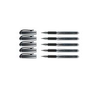 Uni-Ball Lot De 5 Stylos Roller Encre Gel Impact Broad Um-153s 1,0mm Noir