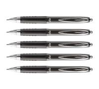 Uni-Ball Lot De 5 Stylos Roller Encre Gel Signo 207 Umn207e Moyen Noir