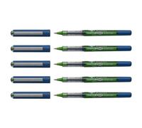 Uni-Ball Lot De 5 Stylos Roller Eye Ub157 Ocean Care 0.7, Vert