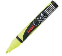 Uni-Ball Lot de 6 marqueurs à craie liquide PWE-5M Jaune