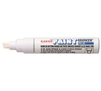 UNI-BALL Lot de 6 Marqueurs peinture à huile UNI PAINT PX30/BL, encre blanche, pointe extra large