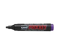 UNI-BALL Lot de 6 Marqueurs Pte biseautée large PROCKEY PM126 5,7mm Violet